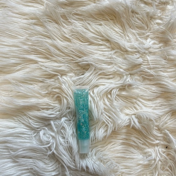 Teal Lipgloss with infused flowers - Picture 1 of 1